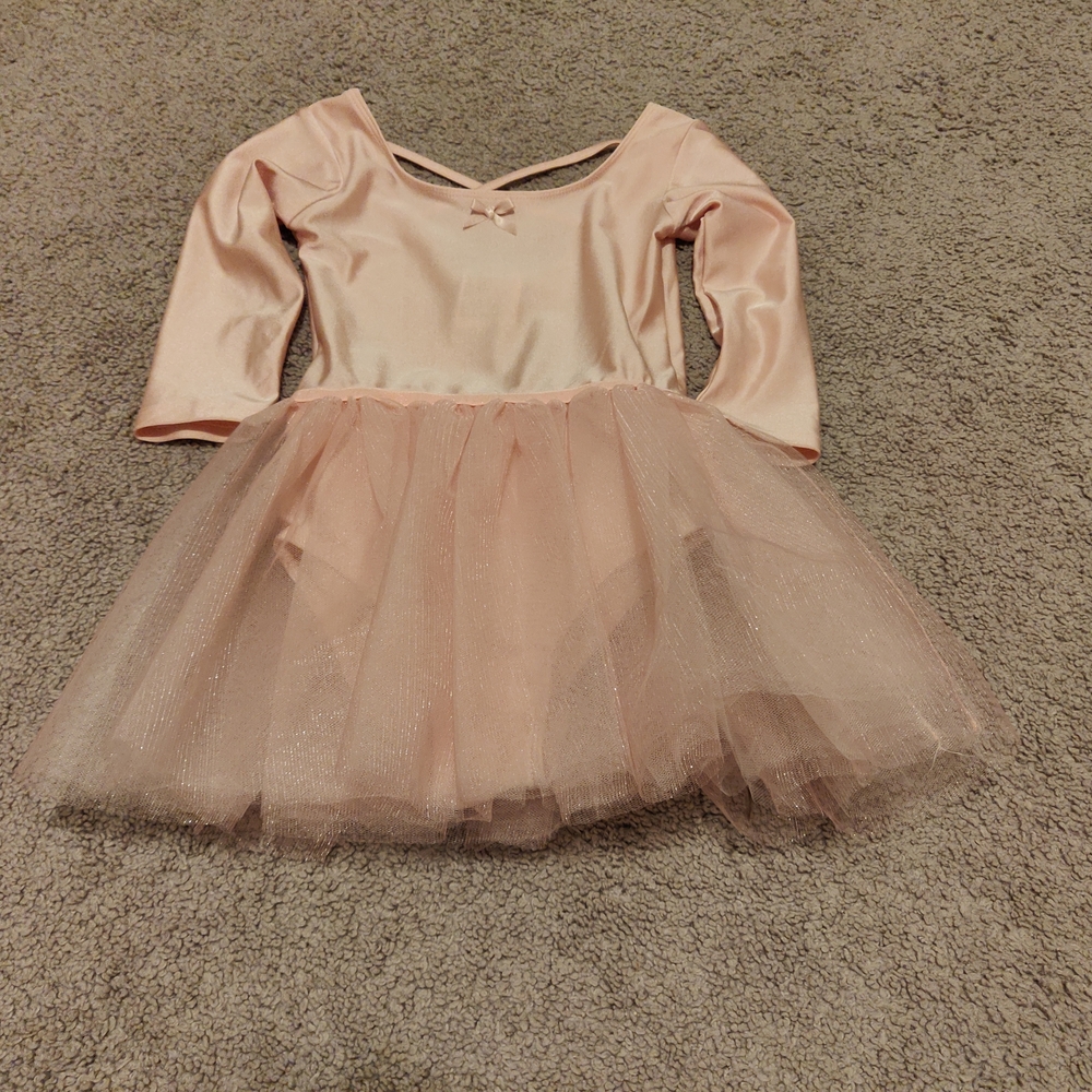 Blush Pink Dance Leotard for Kids
